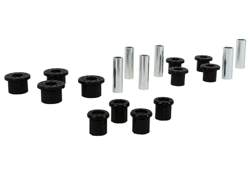 REV161.0038 - Nolathane Rear Leaf Spring And Shackle Bushings, Black