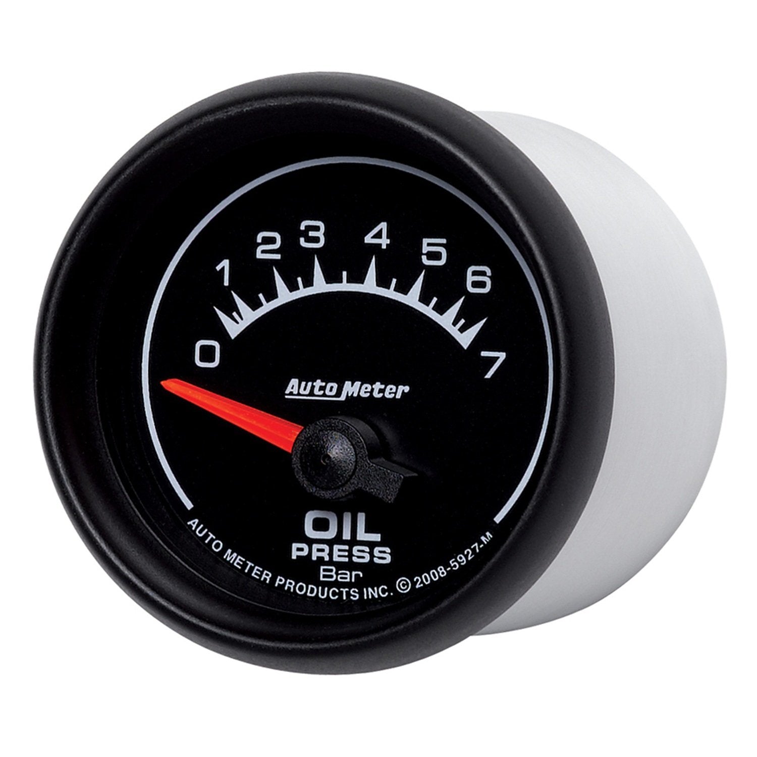 Auto Meter 2-1/16" 0-7 Bars Short Sweep Electric Oil Pressure Gauge 5927-M
