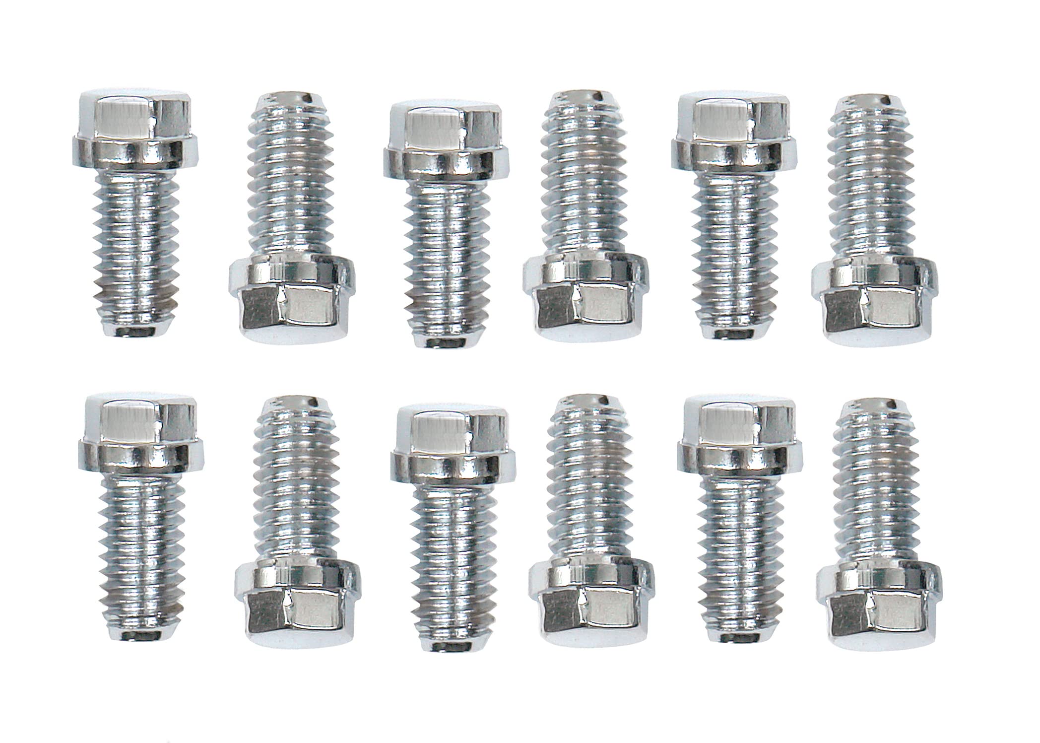 Stainless Steel Mr. Gasket Header Bolts, 3/8-16X3/4 12Pc, Silver (2210G)
