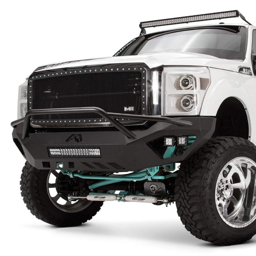 Fab Fours Vengeance FS11-V2552-B Front Bumper Uncoated/Paintable Pre-Runner Guard [AWSL]