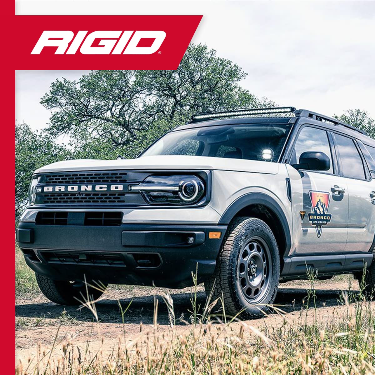 LED Light Bar Roof Mounts – RIGID Industries Fits The 2021 Ford Bronco Sport CX430