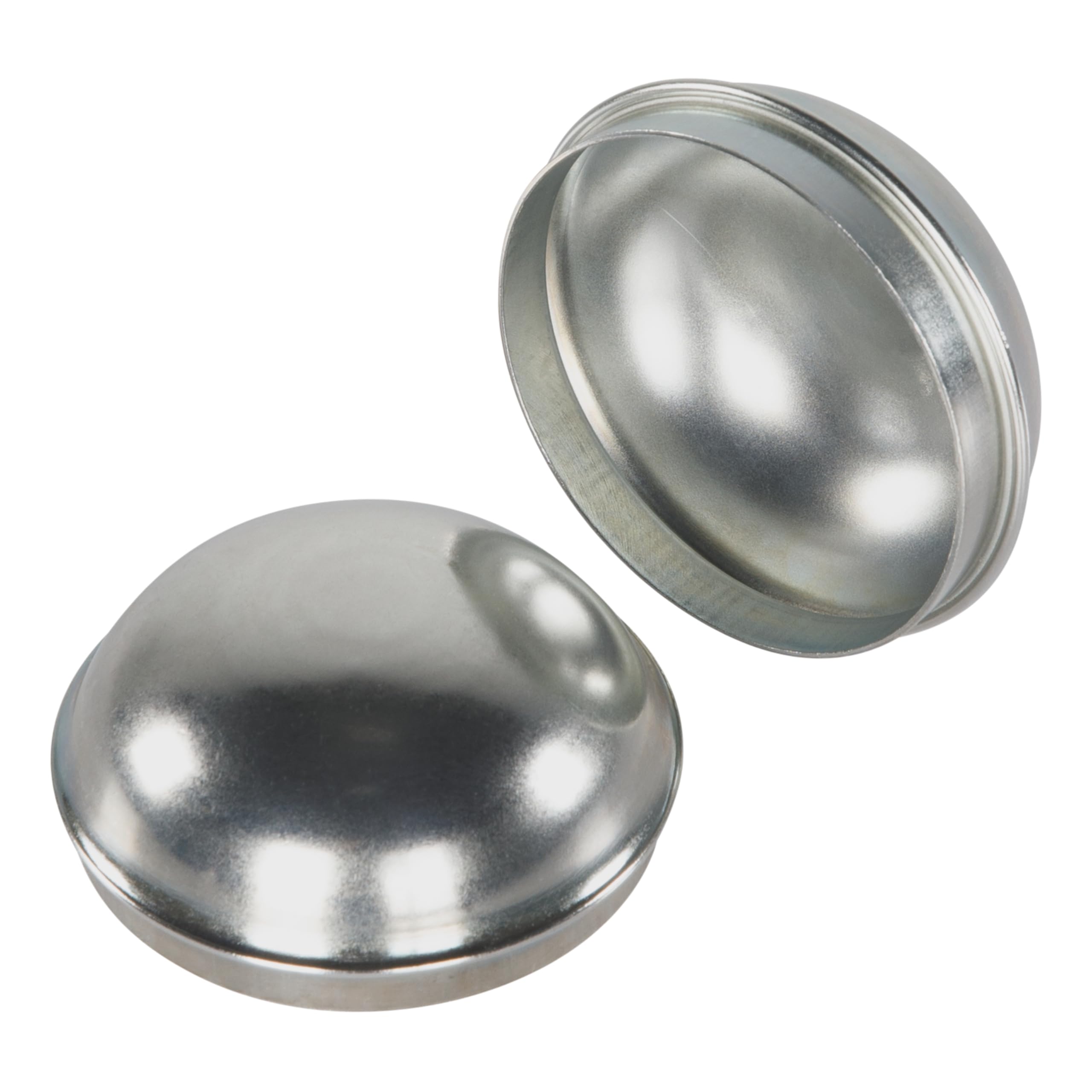 Lippert Dust Caps Replacement for 7,000 to 8,000-lb. Trailer Axle Capacities 2.72" Outer Diameter, 1-1/4" Height, 2-Pack - 127206