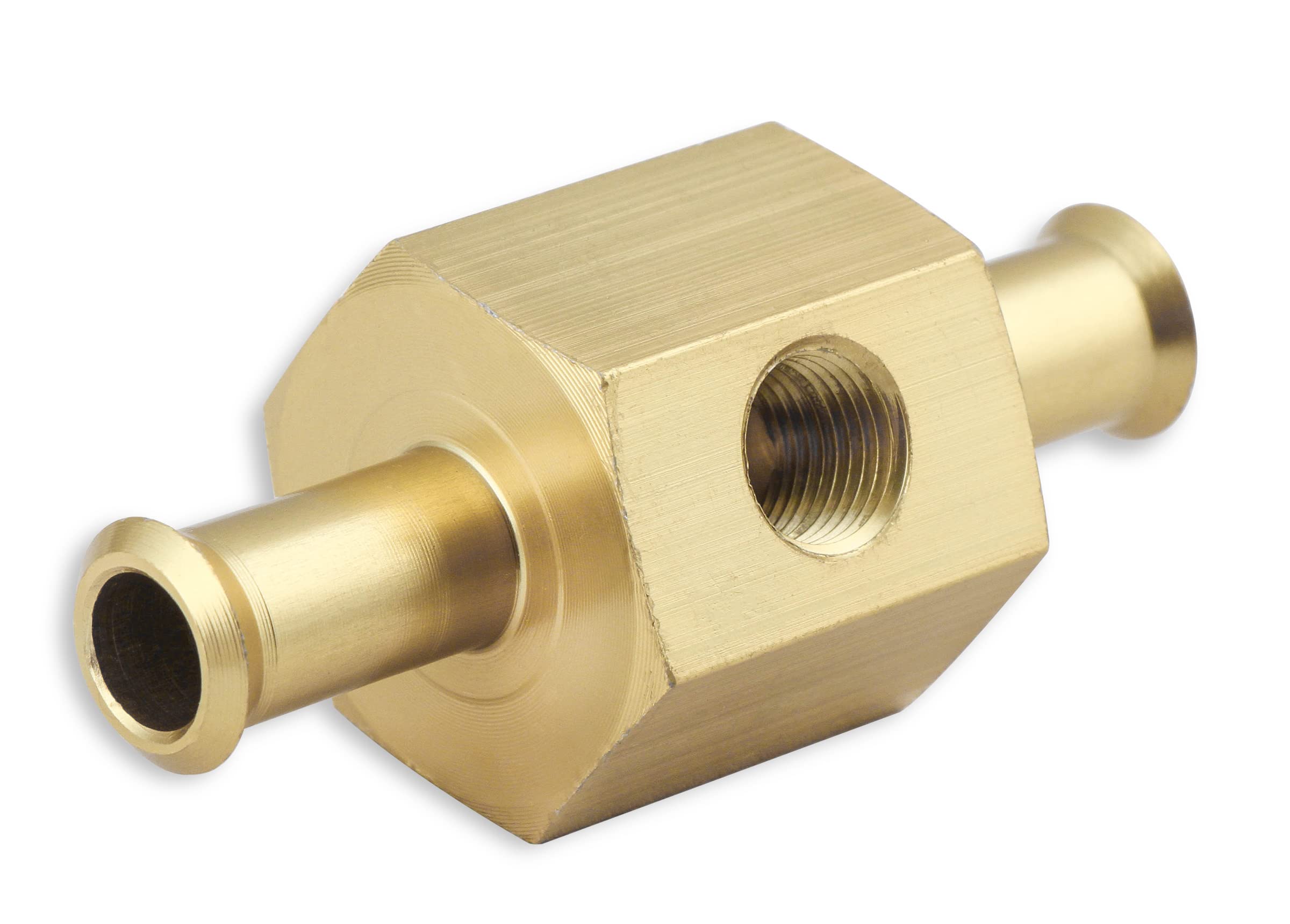 1564 Mr. Gasket Fuel Block with 0-15 PSI Liquid Filled Pressure Gauge, 1.500 in.