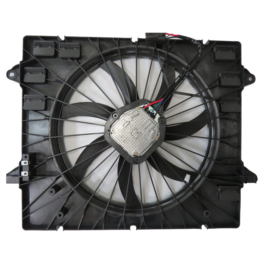 Cooling Fan Assembly TYC 624550 Compatible with 2018-2020 Chevrolet Traverse, Black