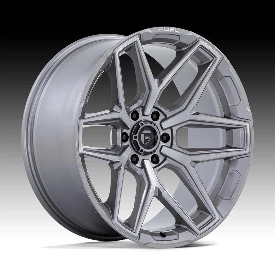 FUEL OFF-ROAD 22X9.5 FLUX, 6X5.5, 6.04, 20mm PLATINUM - FC854AX22956820