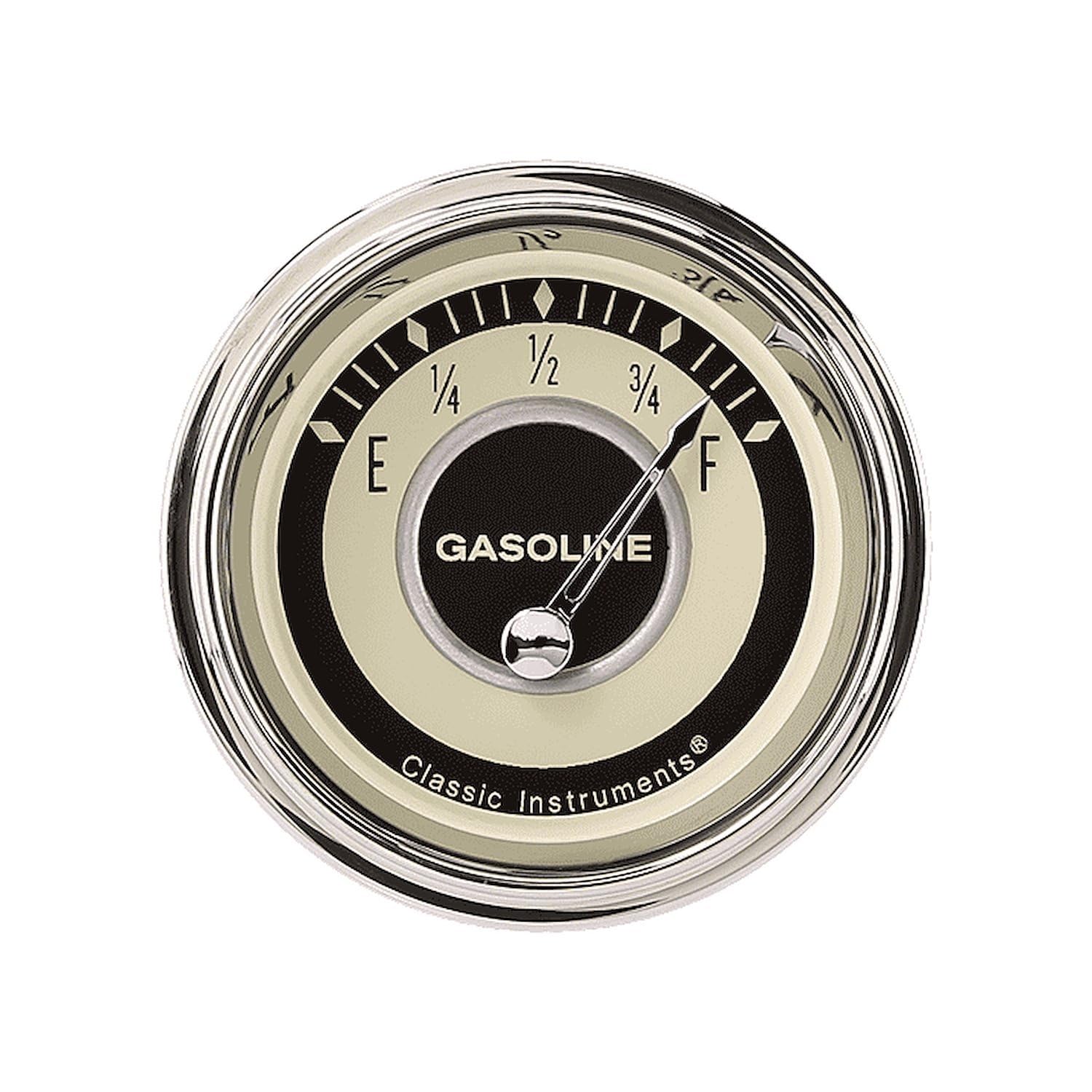 Nostalgia Classic Instruments Vt 2-1/8" Fuel Gauge 75-10 Ohm