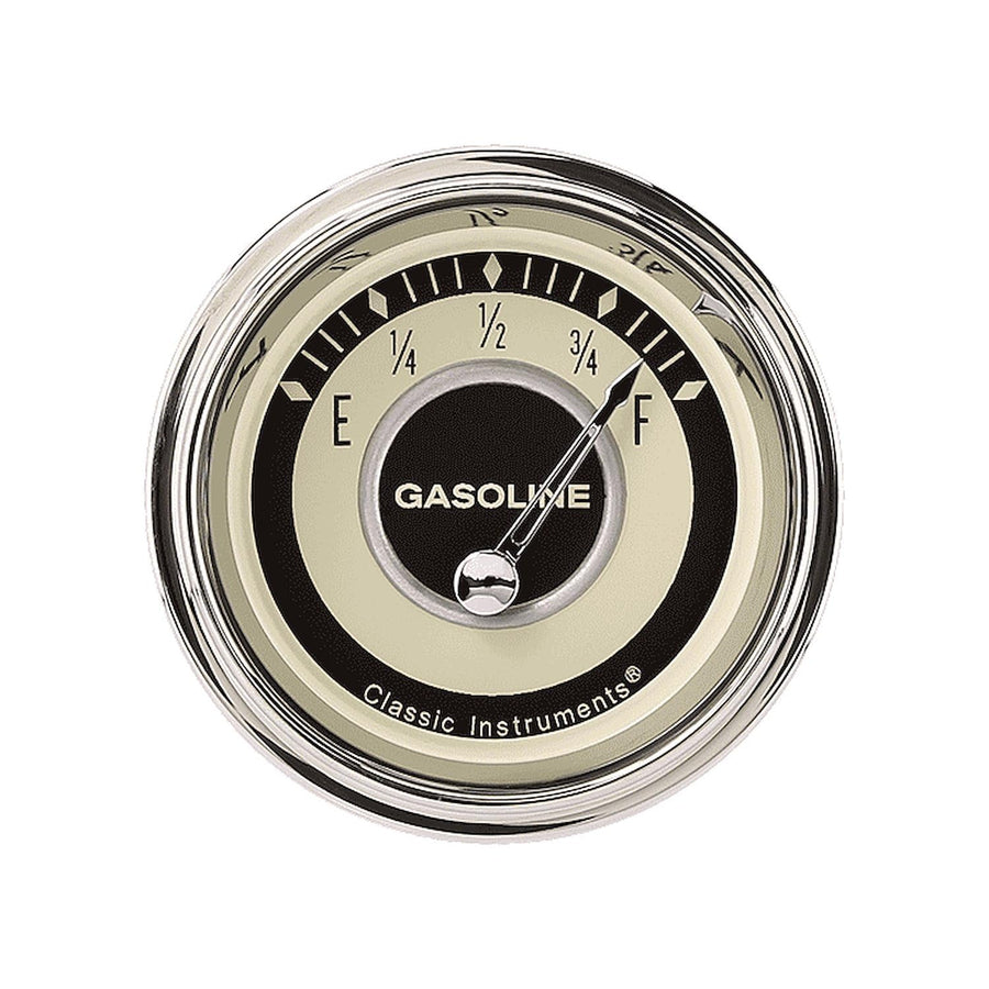 Nostalgia Classic Instruments Vt 2-1/8" Fuel Gauge 75-10 Ohm