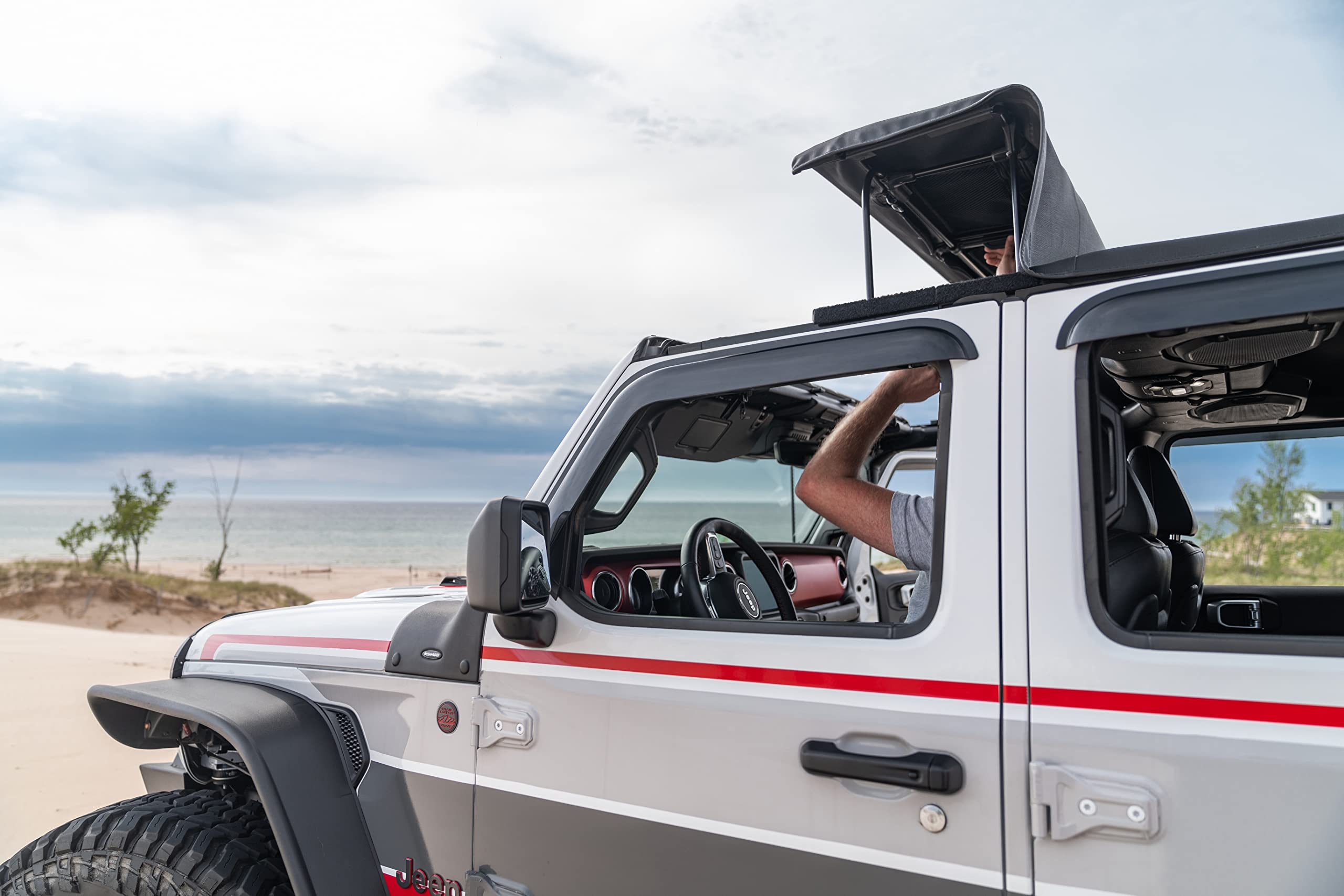 Voyager Soft Top Rugged Ridge for Jeep Gladiator JT | Tinted Windows | 13595.14 | Fits 2020-2025 Jeep Gladiator JT