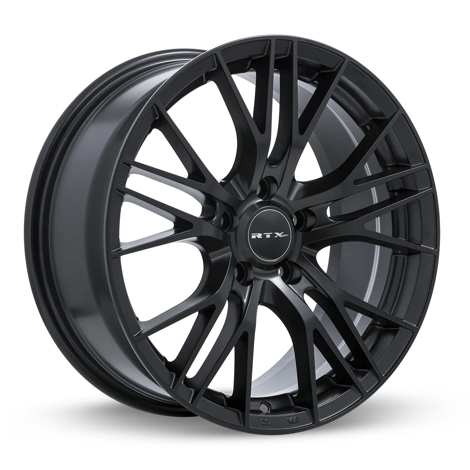VERTEX RTX Custom Wheel - 17x7.5, 35 Offset, 5x120.65 Bolt Pattern, 72.6mm Hub - Satin Black Rim