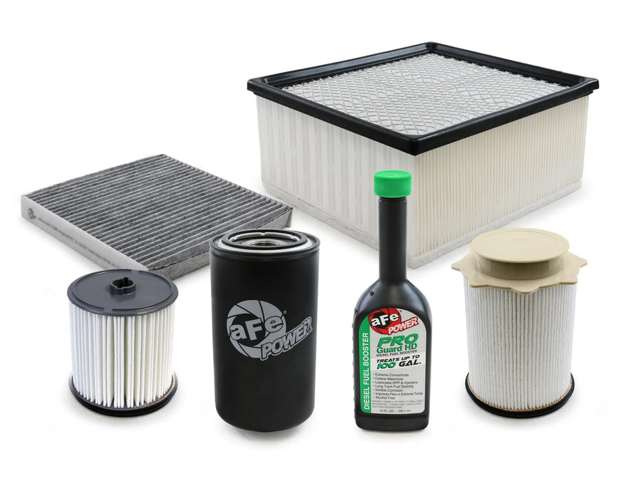 aFe POWER RAM 2500 3500 6.7L Cummins 2019-2025 Filter Maintenance Master Pack | Includes Fuel/Oil/Air/Cabin Filters, Water Separator and Fuel Booster