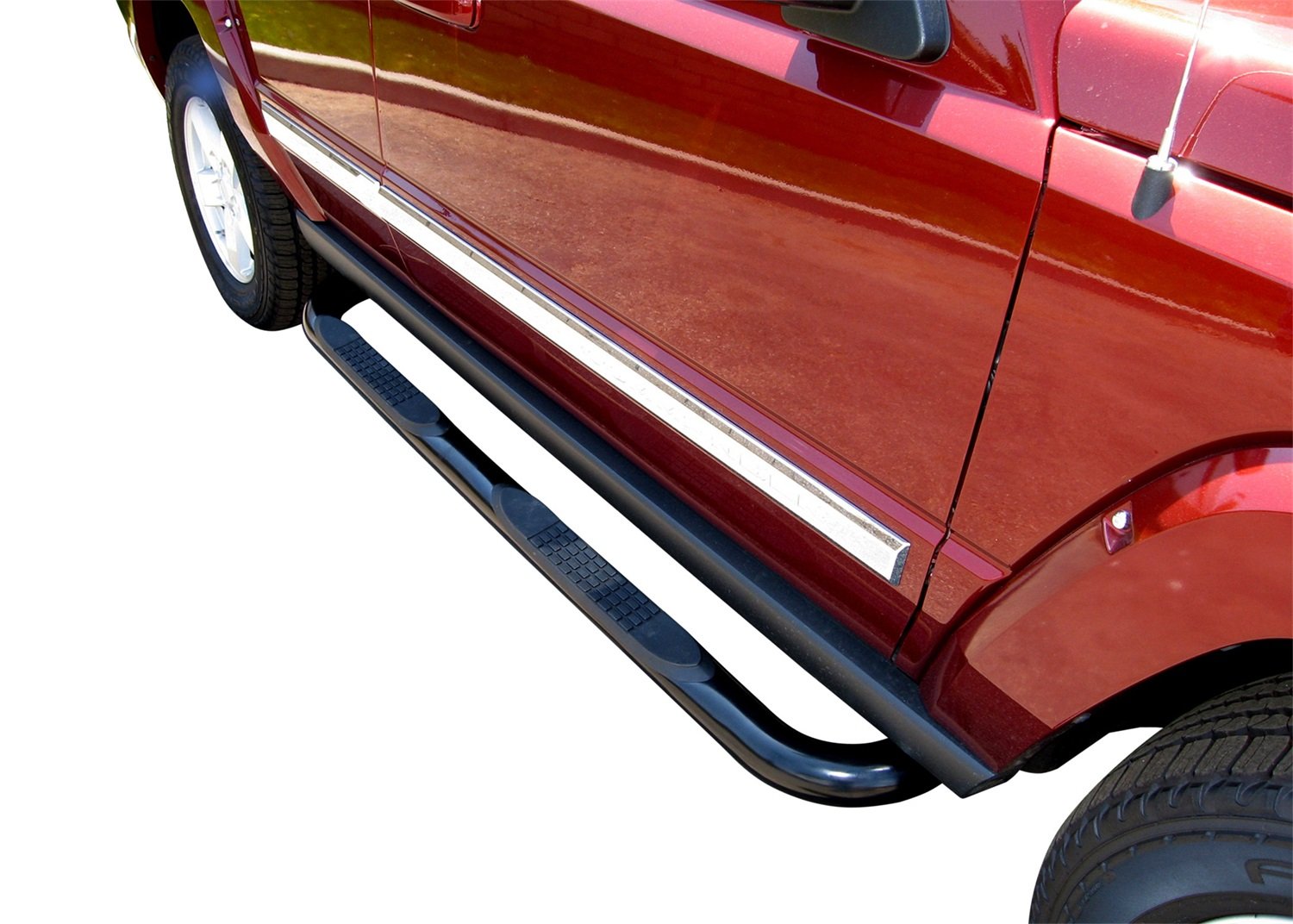 3 in. Round Side Bar Steelcraft Black Powdercoat 3 in. Round Side Bar