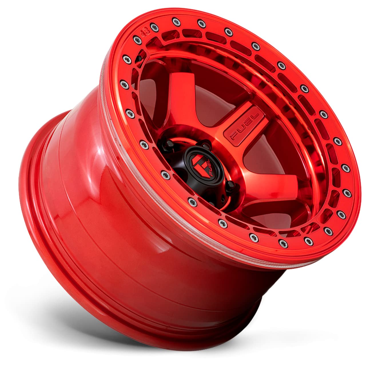 1PC Fuel D123 17X9 6X135 GL-RED GL-RED-RG -15MM - D12317908945