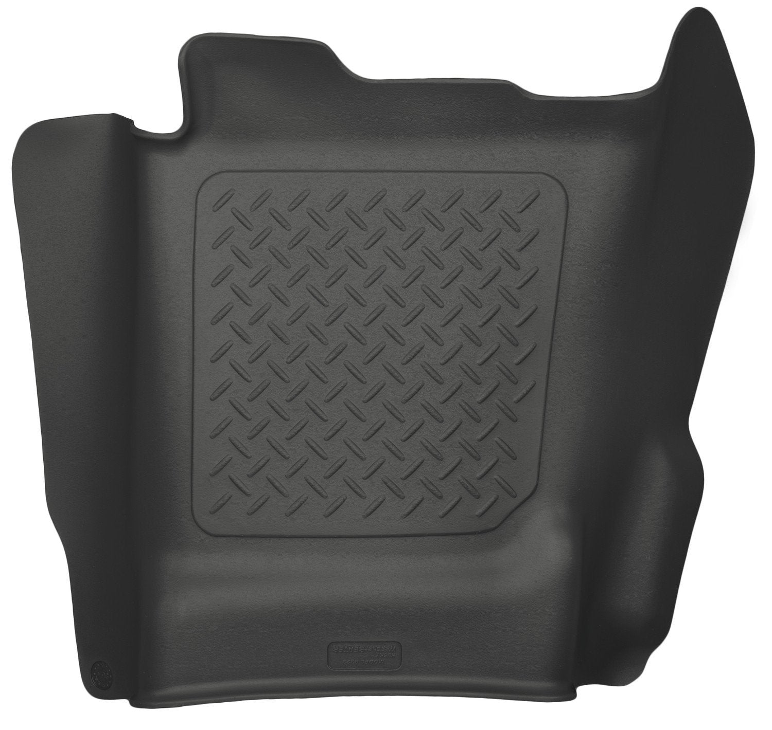 Weatherbeater Husky Liners Floor Mats | Fits 2014-2019 Chevrolet Silverado & GMC Sierra 1500, 2019 LD; 2015-2019 Silverado/Sierra 2500/3500 Double & Crew CAB | Center Hump, 1-pc Black - 83231