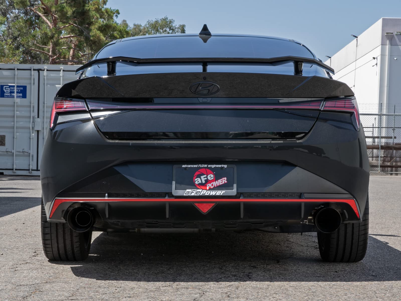 aFe Power 3 IN Takeda 304 Stainless Steel Cat-Back Exhaust w/Black Tips Fit Hyundai Elantra N 22-23 L4-2.0L (t) 49-37028-B
