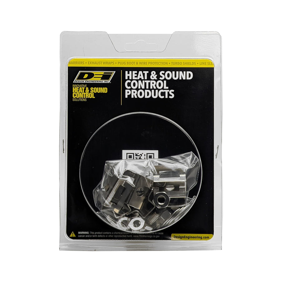 10224 Design Engineering Heat Shield Mounting Kit with 6 Stainless Steel Standoffs, 1/2 inch