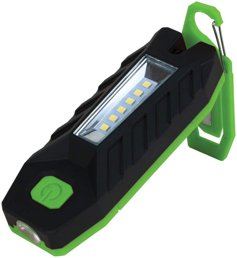 W2322 Performance Tool 2-in-1 Area Light and Spotlight with Magnetic Clip, 360 Degree Swivel Joint, Rubberized Grip, and 192/89 Lumens Output