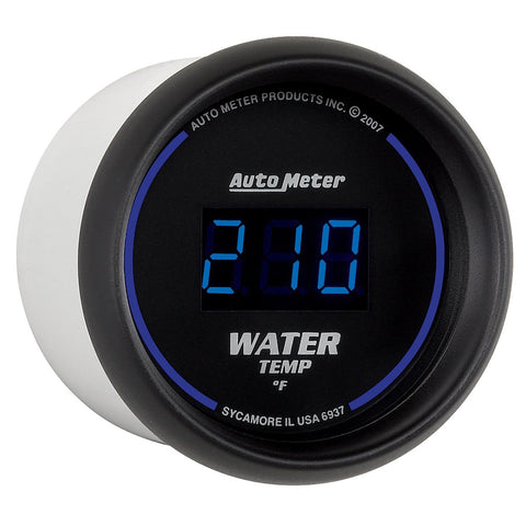 Cobalt Auto Meter 6937 Digital Water Temperature Gauge, 2 1/16"