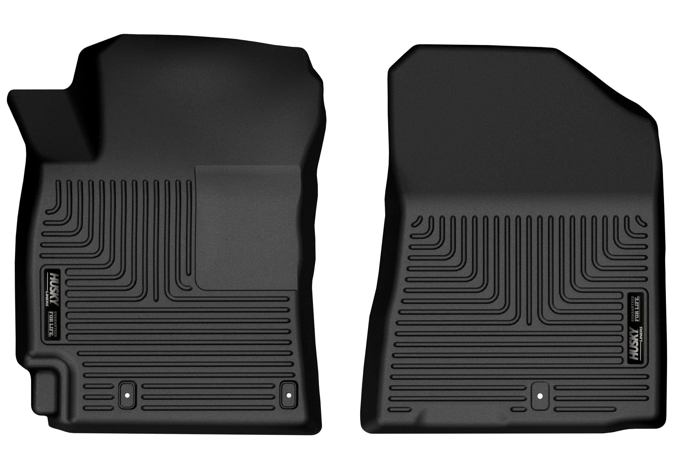 Husky Liners Floor Mats X-act Contour | Fits 2019-2024 Kia Forte | Front Row, 2-pc Black - 50741