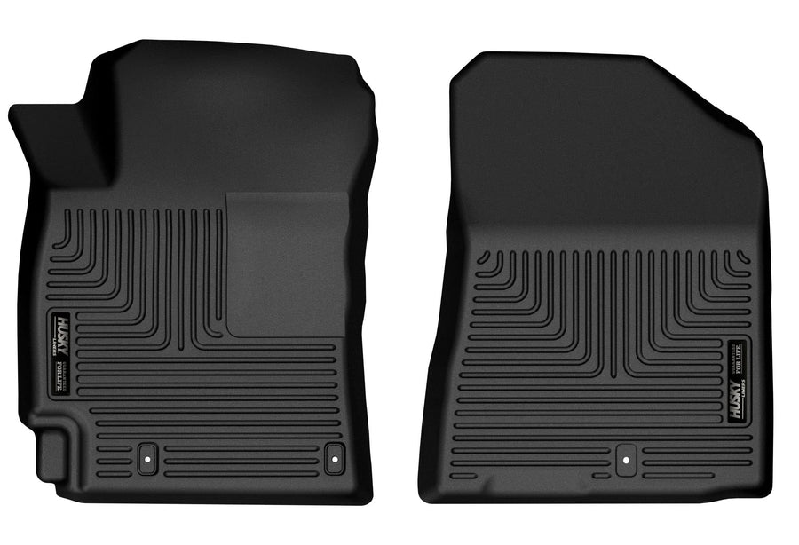 Husky Liners Floor Mats X-act Contour | Fits 2019-2024 Kia Forte | Front Row, 2-pc Black - 50741