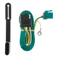 CURT Vehicle-Side Custom 4-Pin Trailer Wiring Harness, Fits Select Chevrolet Express, GMC Savana 1500, 2500, 3500