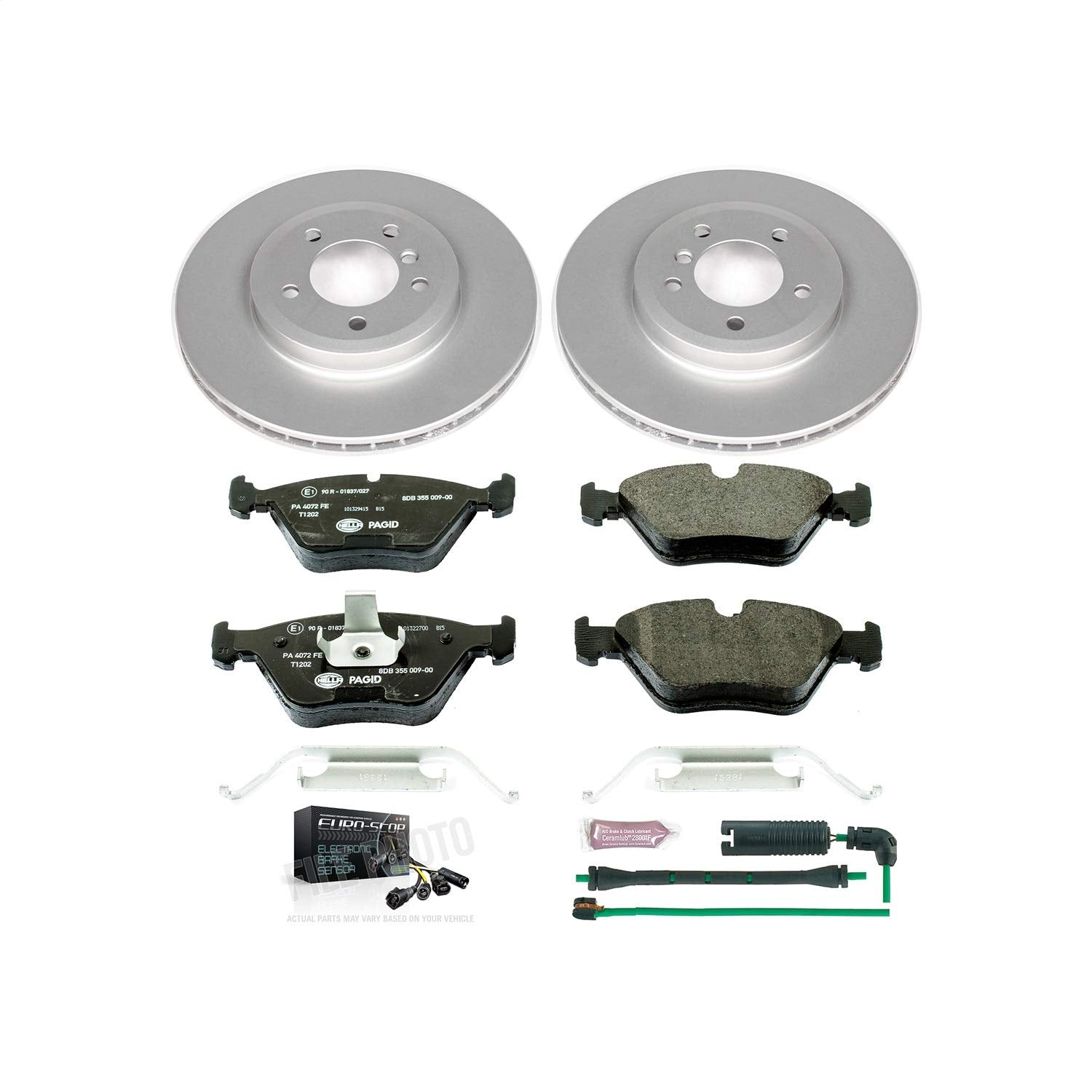 Power Stop Front Euro-Stop Brake Kit ESK928 For BMW 330Ci 2001-2006, BMW 330i 2001-2005, BMW 330xi 2001-2005, BMW Z4 2006-2008 [Model Specific]