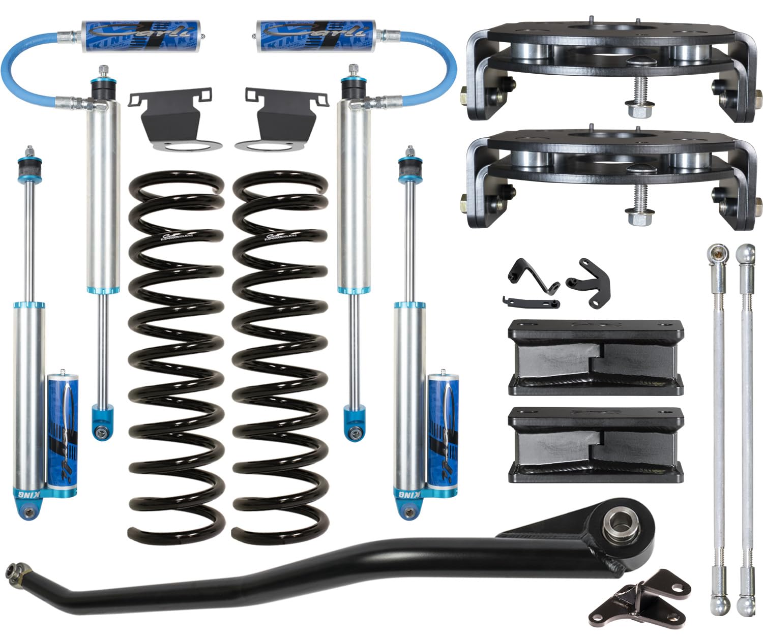 2.5 Leveling System Carli Pintop, 2.5” Lift, 2014-22 Ram 2500, Air Rear