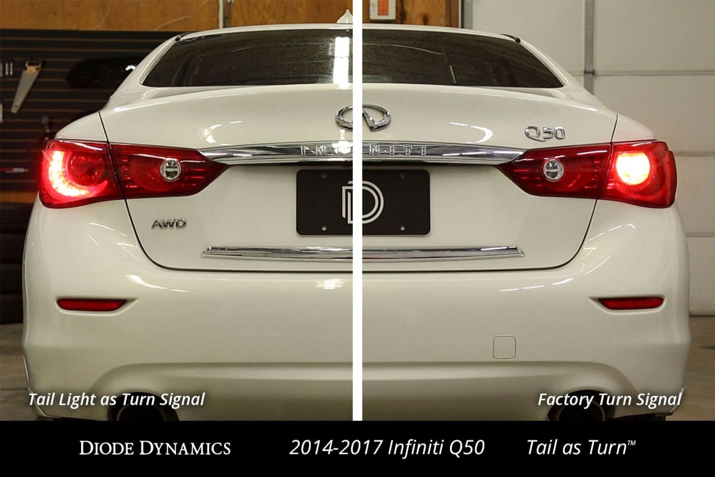 Q50 Sedan Tail as Turn Module Diode Dynamics Pair