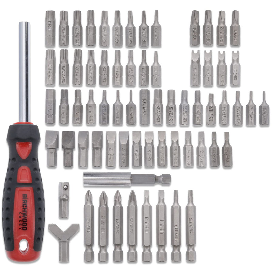 Master Screwdriver Kit Birchwood Casey | Durable Versatile Gunsmithing Wrench 84 Piece Tool Set | Case Included