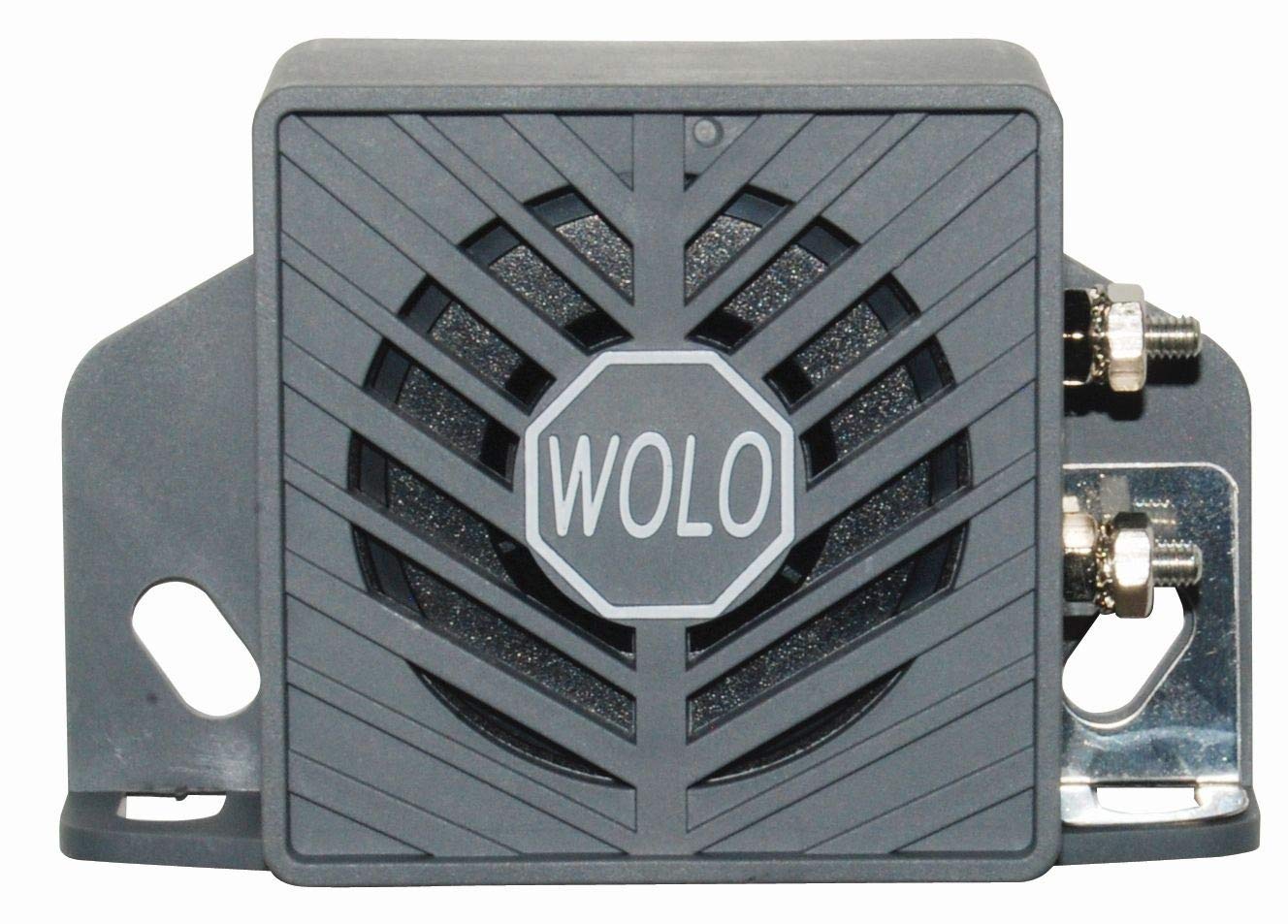 Wolo BA-197WN Back-Up Alarm (White Noise) - PULSING designed for California vehicles 'PSSS - PSSS' sound. 12-24-volts 97 Db