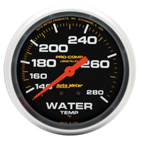 Auto Meter Mechanical Liquid-filled 5431 Water Temperature Gauge