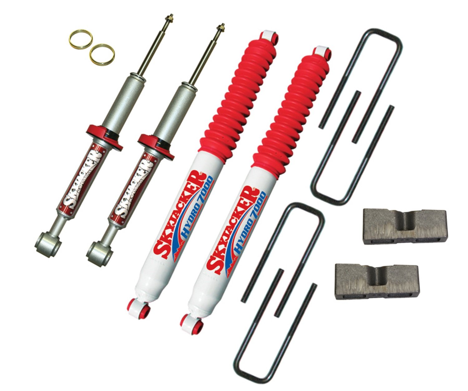 Skyjacker Suspension Lift Kit F430STBH w/Shock 3 in. Lift Incl. Front Struts Rear Blocks U Bolts