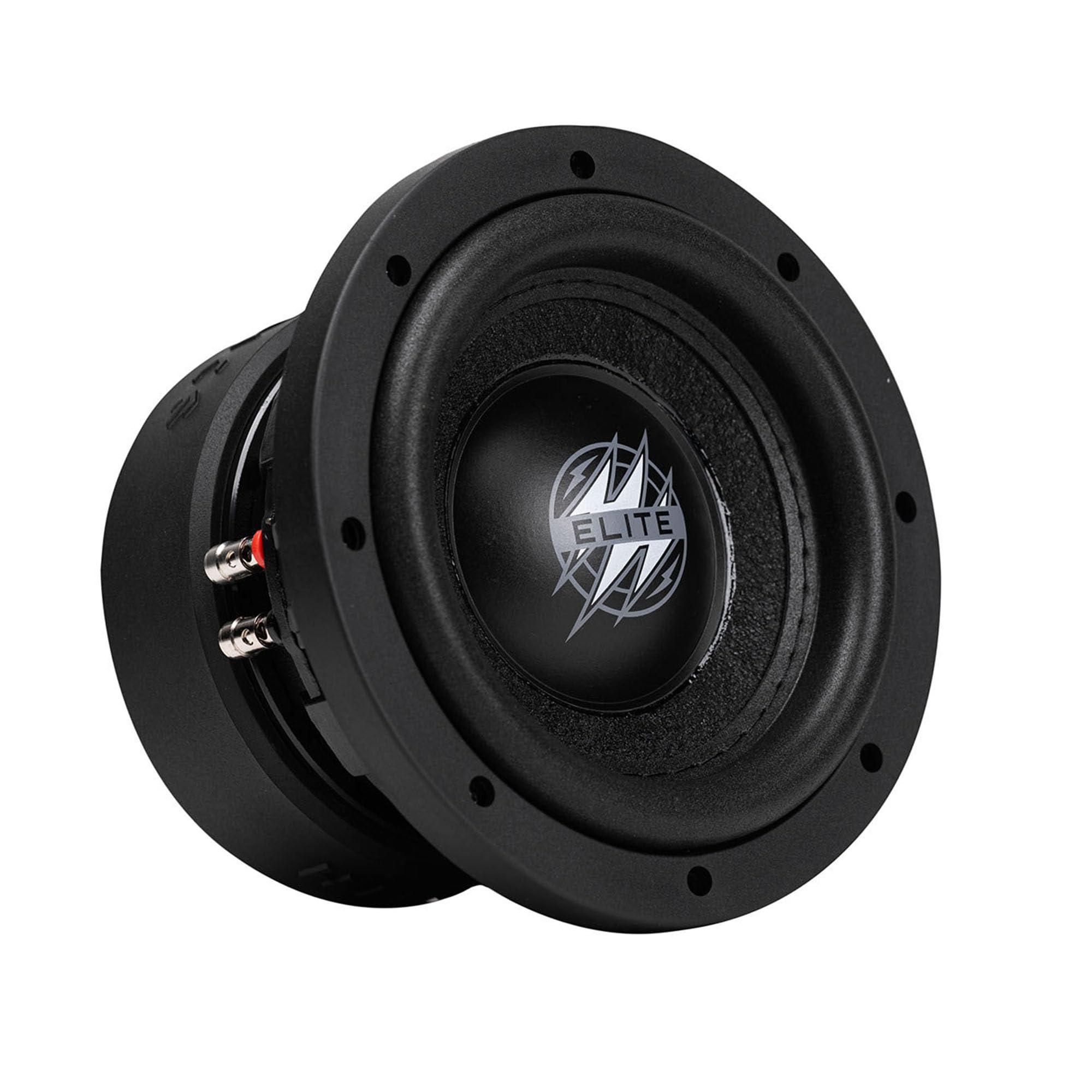 Hifonics 6.5 Inch Elite Car Mount Subwoofer with Dual 4 Ohm Voice Coil Speaker 600 Watt Peak Power Mobile Amplifier System, Black