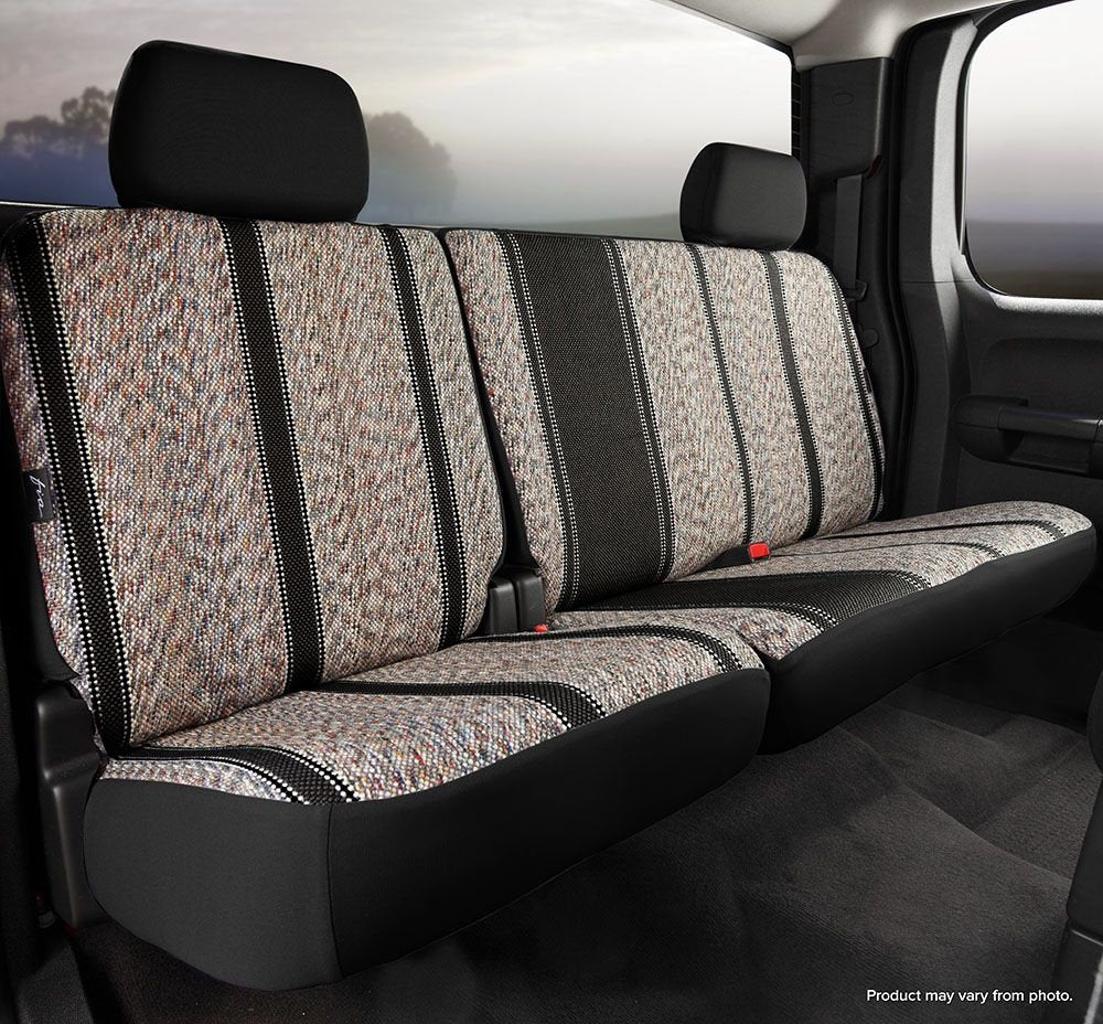 Custom Fit Fia TR42-30 BLACK Rear Seat Cover Split Seat 60/40 - Saddle Blanket, (Black)
