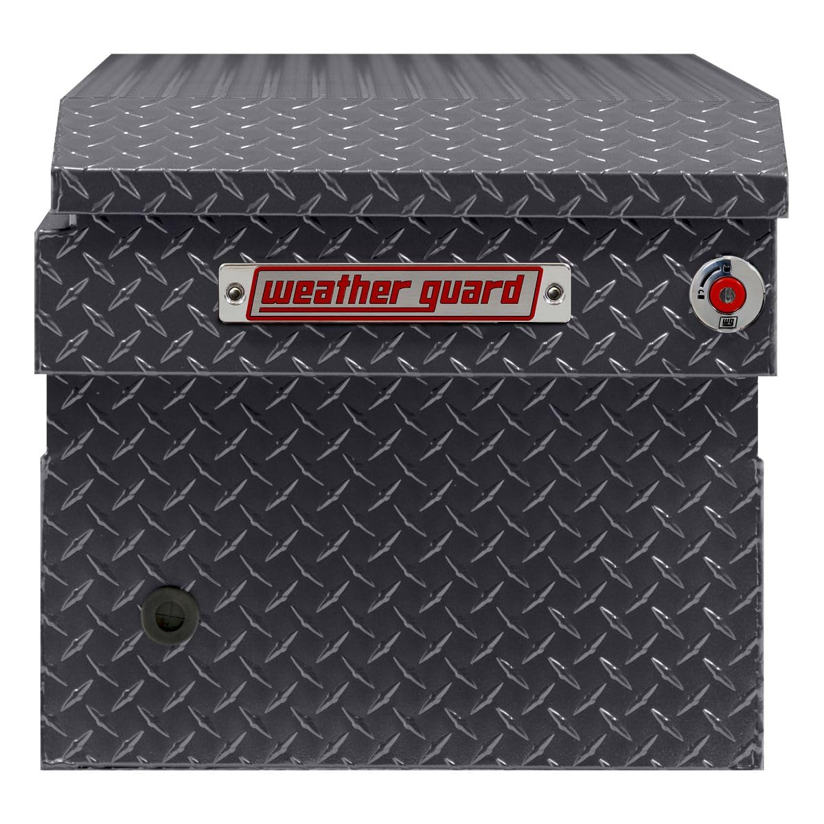 Weather Guard Saddle Box Model 127-6-04, Aluminum, Full Standard, Gunmetal Gray, 11.0 cu ft