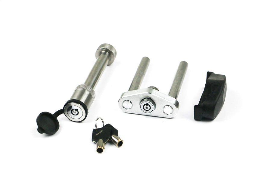 Weigh Safe WS06 - Dual Pin Lock and Keyed Alike Receiver Pin (Designed to Function with 2",2.5" & 3" Receivers). ONLY FITS 180 Hitch Ball MOUNTS, Black
