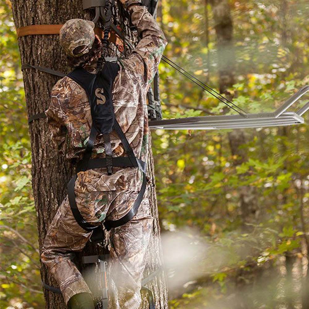 Summit Treestands Sport Men's Safety Harness, Medium, Black