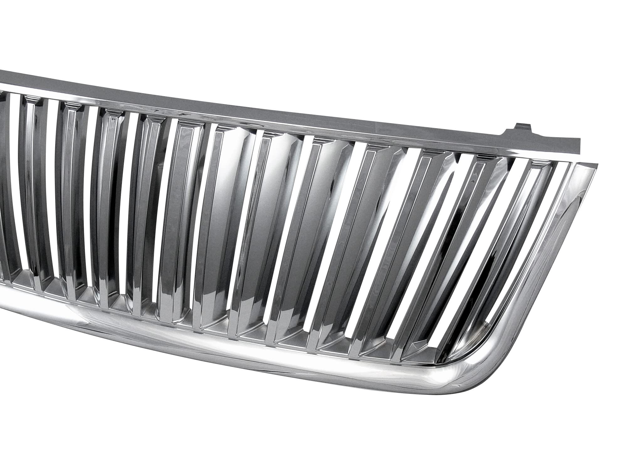 Vertical Grille Armordillo USA Fits 2003-2006 Ford Expedition-Chrome