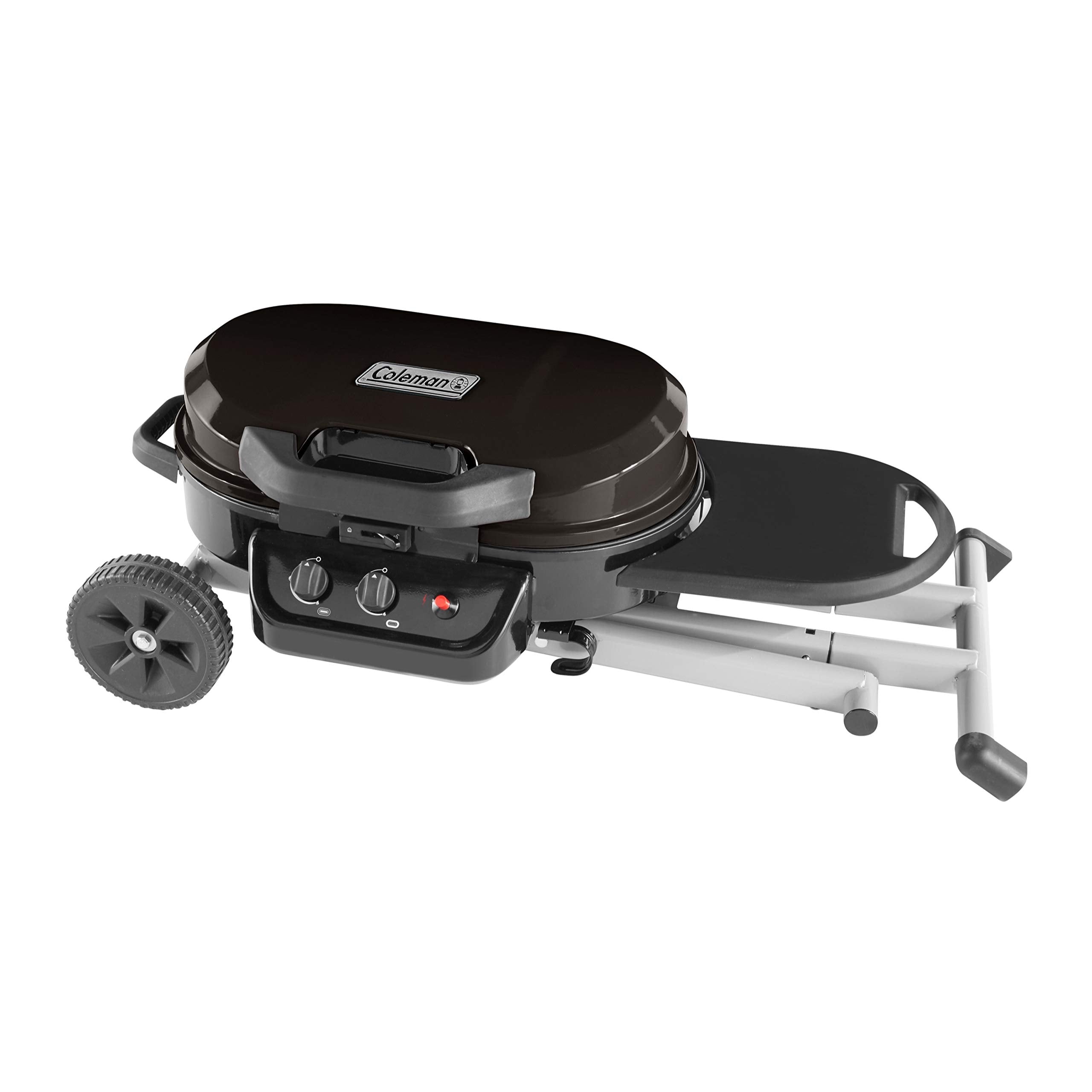 Coleman Portable RoadTrip 225 Propane Grill, 2-Burner Gas Grill with Matchless Ignition & Adjustable Temperature Control, 11,000 BTUs of Power for Grilling, Tailgating, Camping, BBQ, & More