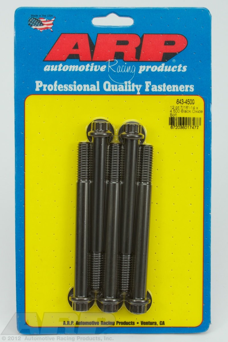 Black ARP (643-4500) Oxide Bolt