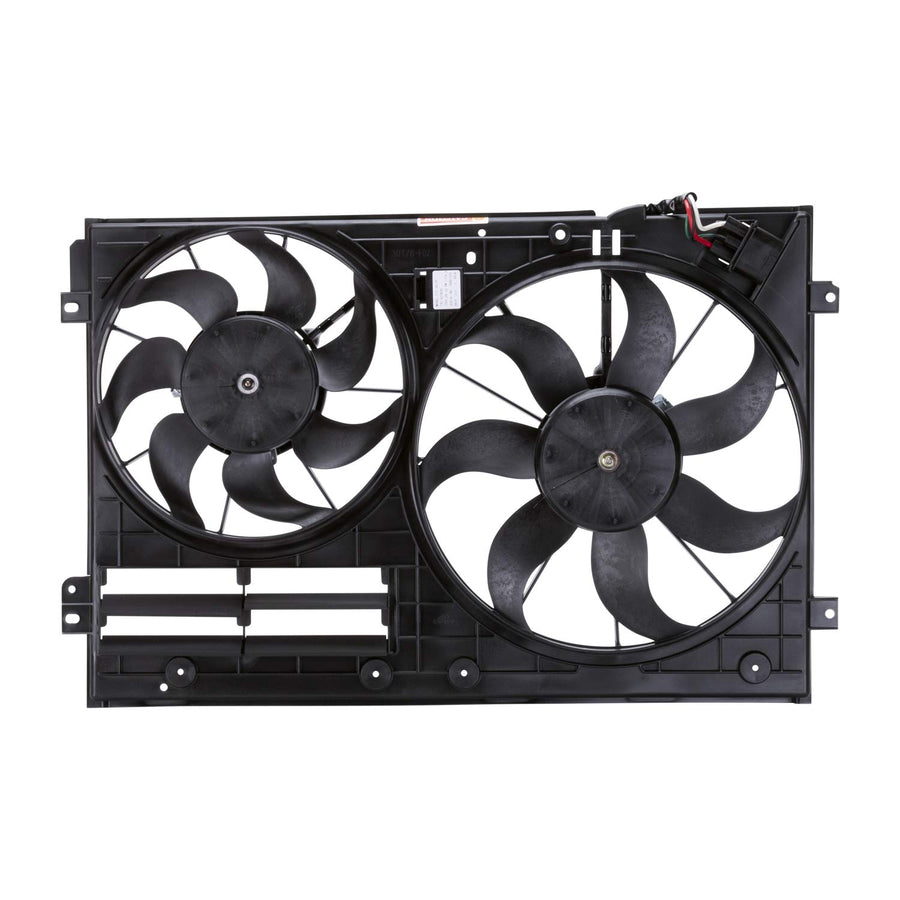 Replacement TYC 622820 Cooling Fan Assembly Compatible with Volkswagen Jetta, Black