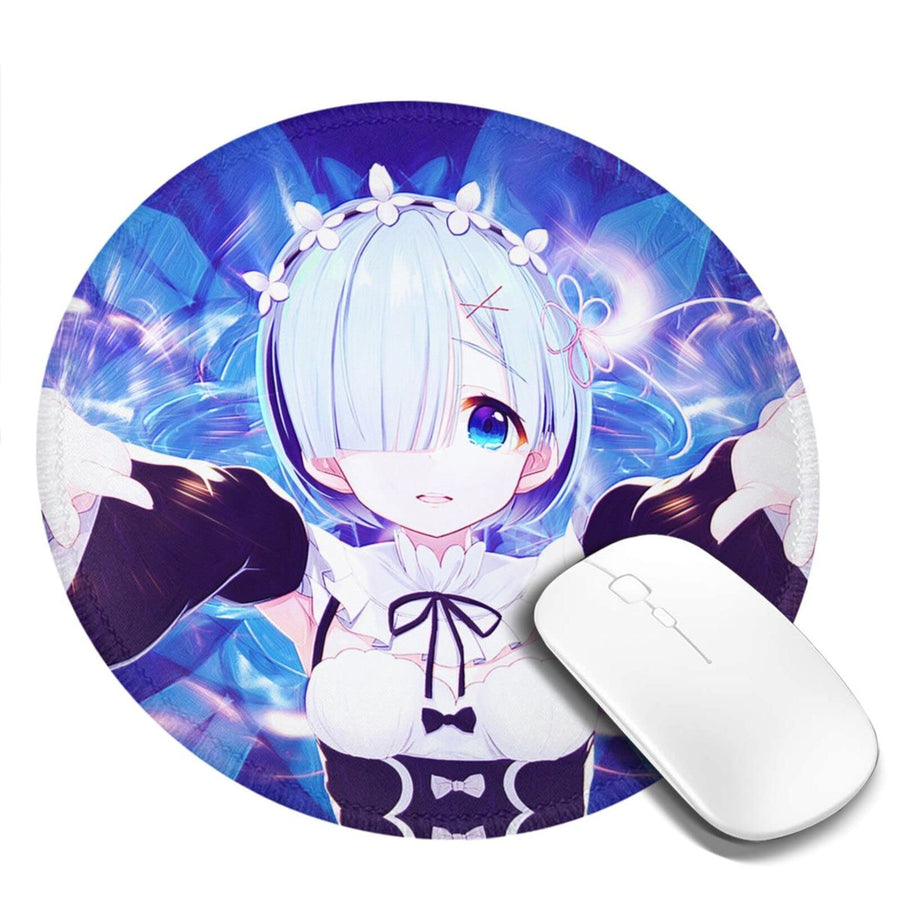 Cute Project Sekai Round Mouse Pad, Gaming Mouse Pad, Waterproof, Anti-Slip, Durable, Stylish, Mouse Pad, For Office and Home, 4 Pieces
