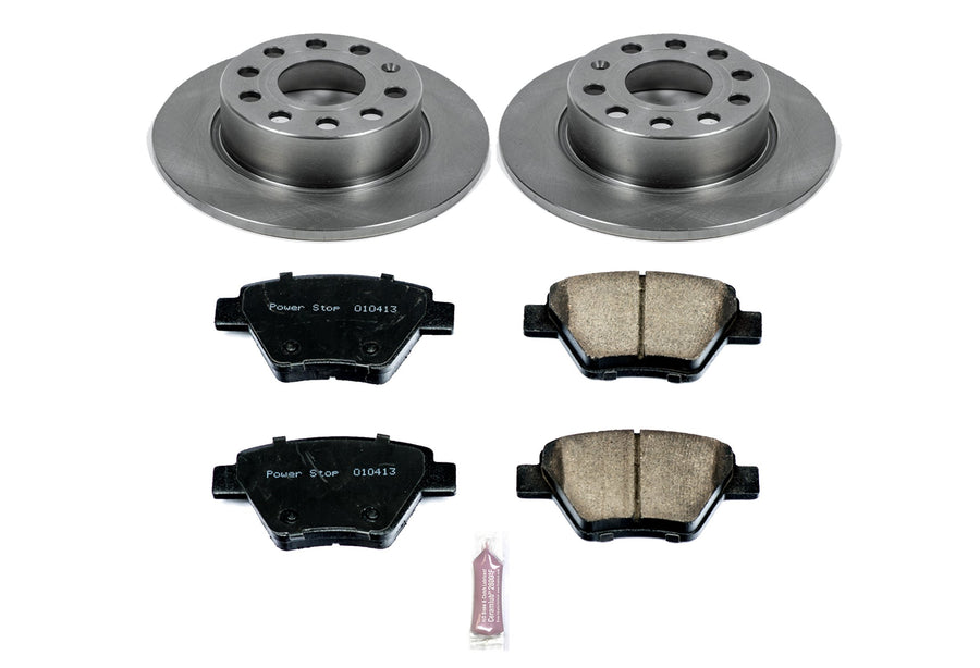 Power Stop KOE6577 Rear Replacement Brake Kit-OE Brake Rotors & Ceramic Brake Pads Autospecialty