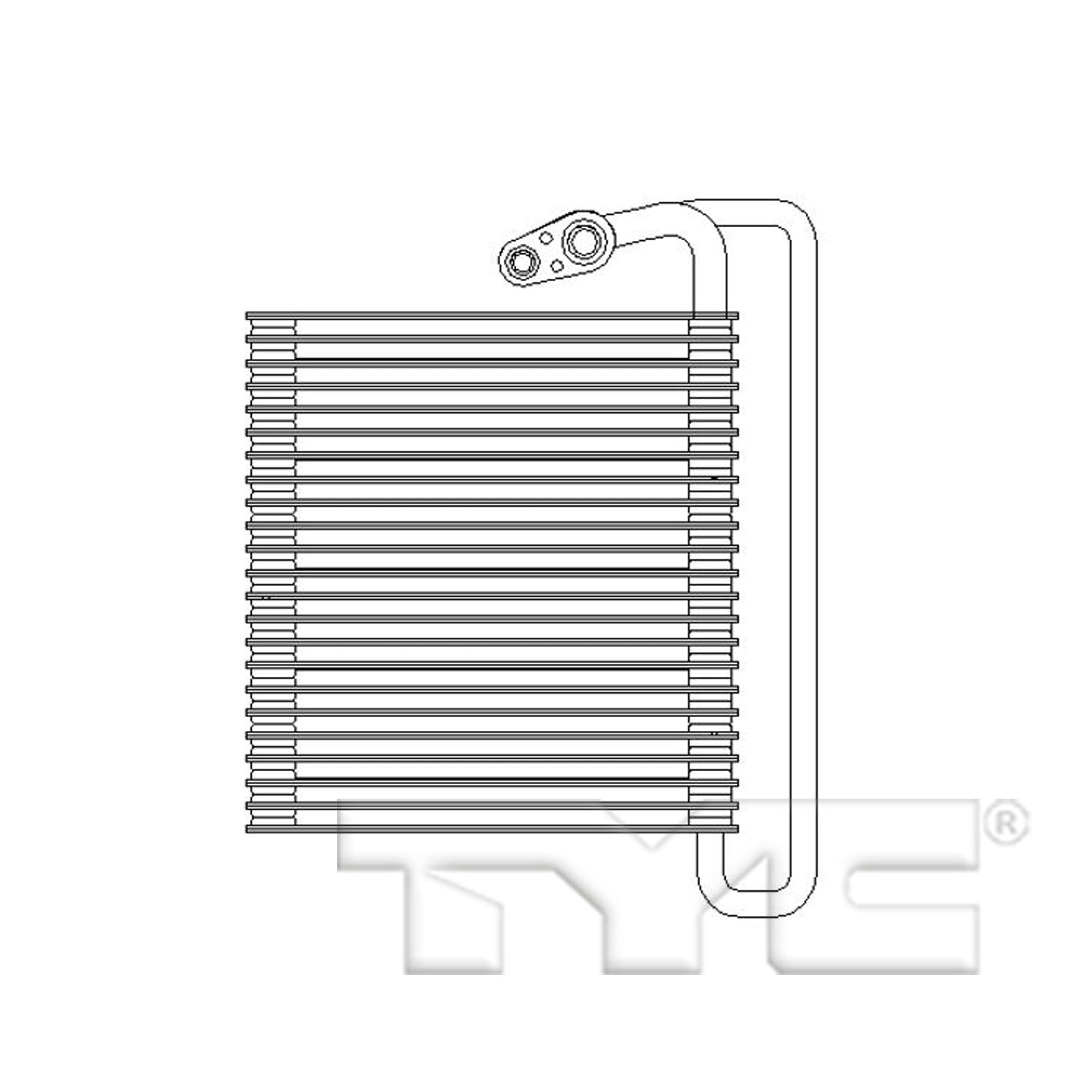 Replacement TYC 97220 Evaporator