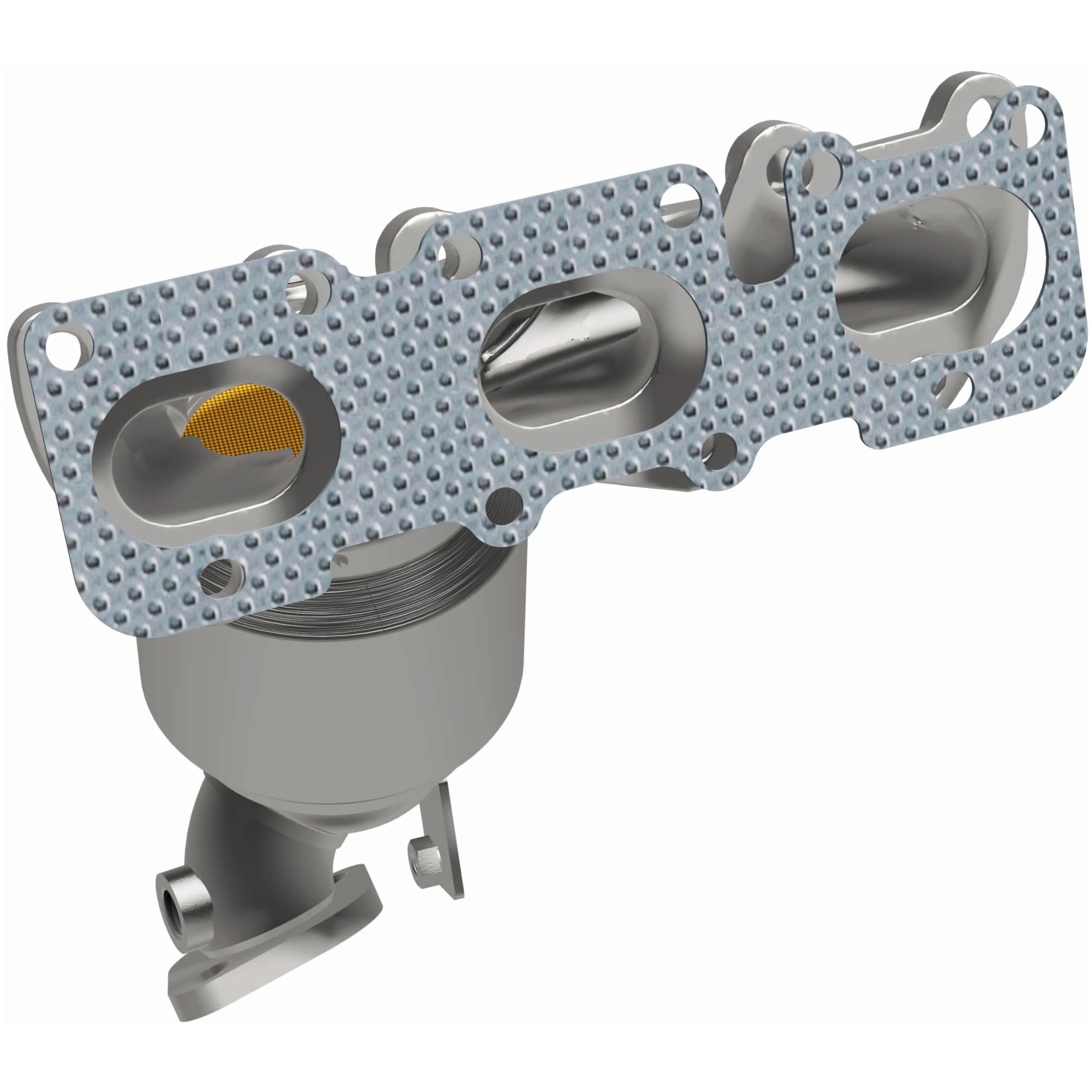 MagnaFlow Catalytic Converter 5531787 with Integrated Exhaust Manifold: California Grade, Manifold, Compatible with 2013-2017 Hyundai Santa Fe 3.3L (CARB Compliant)