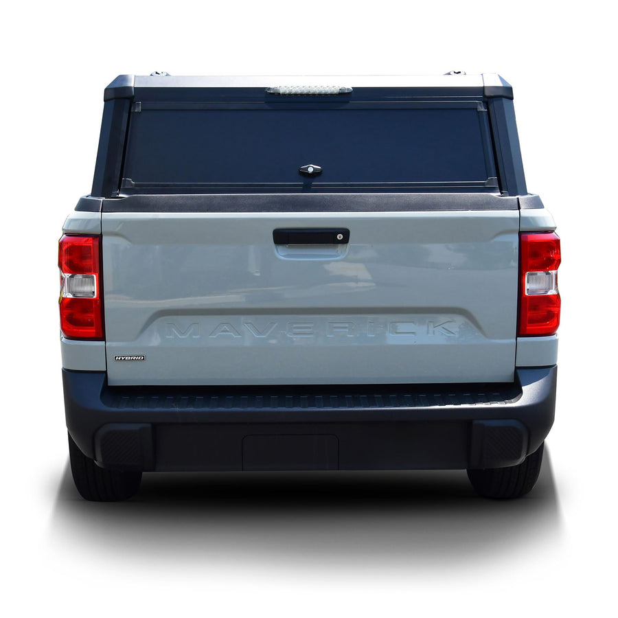 EXP Truck Cap Westin 16-14795 with Solid Front Glass fits 2022-2024 Maverick Matte Black