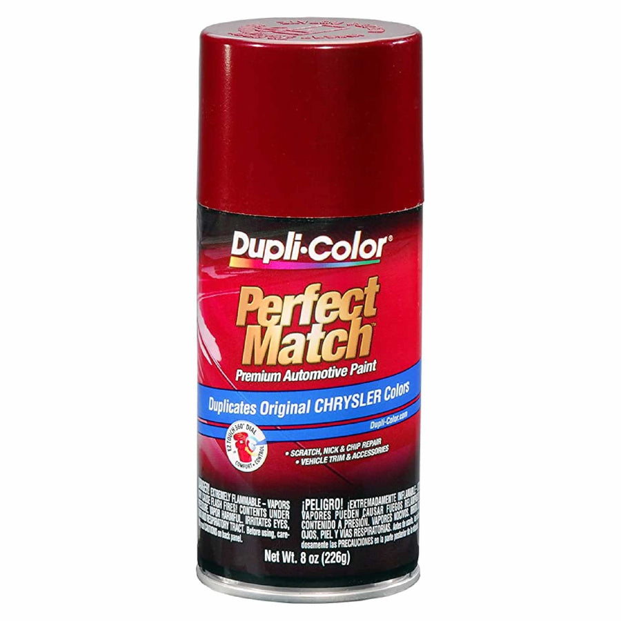 Chrysler Claret Red Metallic Dupli-Color EBCC03657 Perfect Match Automotive Spray Paint – 8 oz. Aerosol Can, PM4/GM4