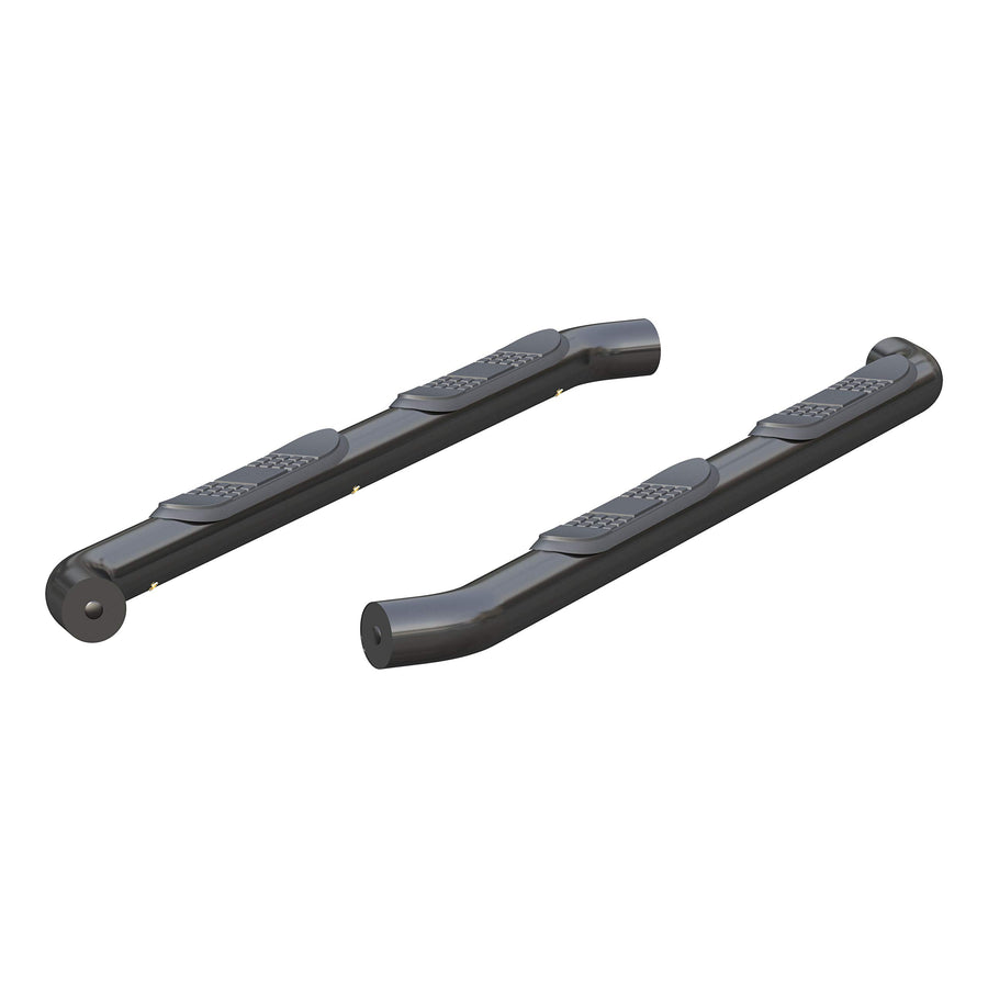 3-Inch Round Black Steel ARIES Nerf Bars, No-Drill, Fits Select Jeep Wrangler JL Unlimited