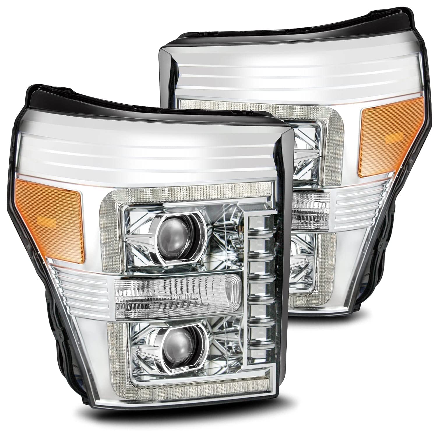 20 Series AlphaRex USA Projector Headlights fits Ford F-250 Super Duty,Clear