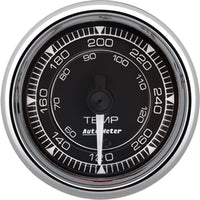 Auto Meter Temp Gauge 9754, 120-280ºF, Digital Stepper, Chrono Chrome