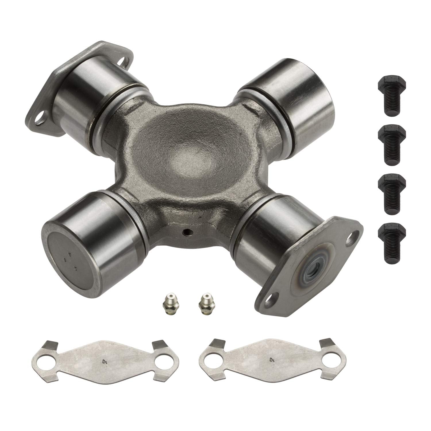 Premium MOOG Greaseable Universal Joint for Ford, GM, IH & Mack (1760 Series "Half Round")